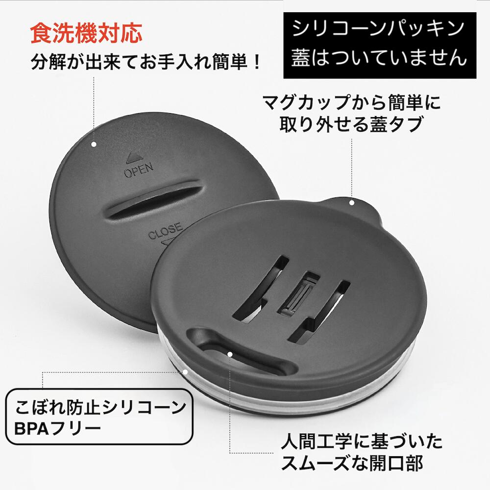 GRANDTIES グランタイズ プレミアム真空断熱マグカップ 460ml用交換蓋シール1個入り