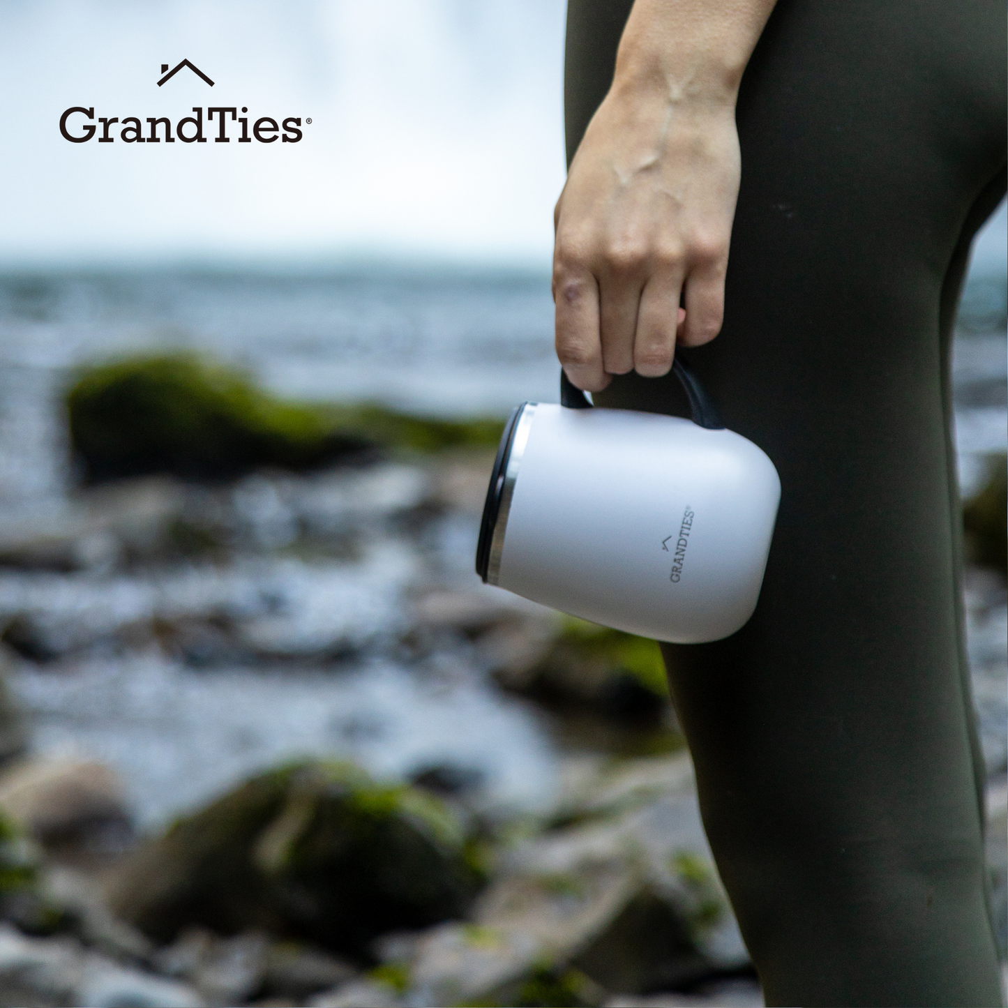 GRANDTIES グランタイズ プレミアムマグカップ 【460ml】- ミッドナイトブラック