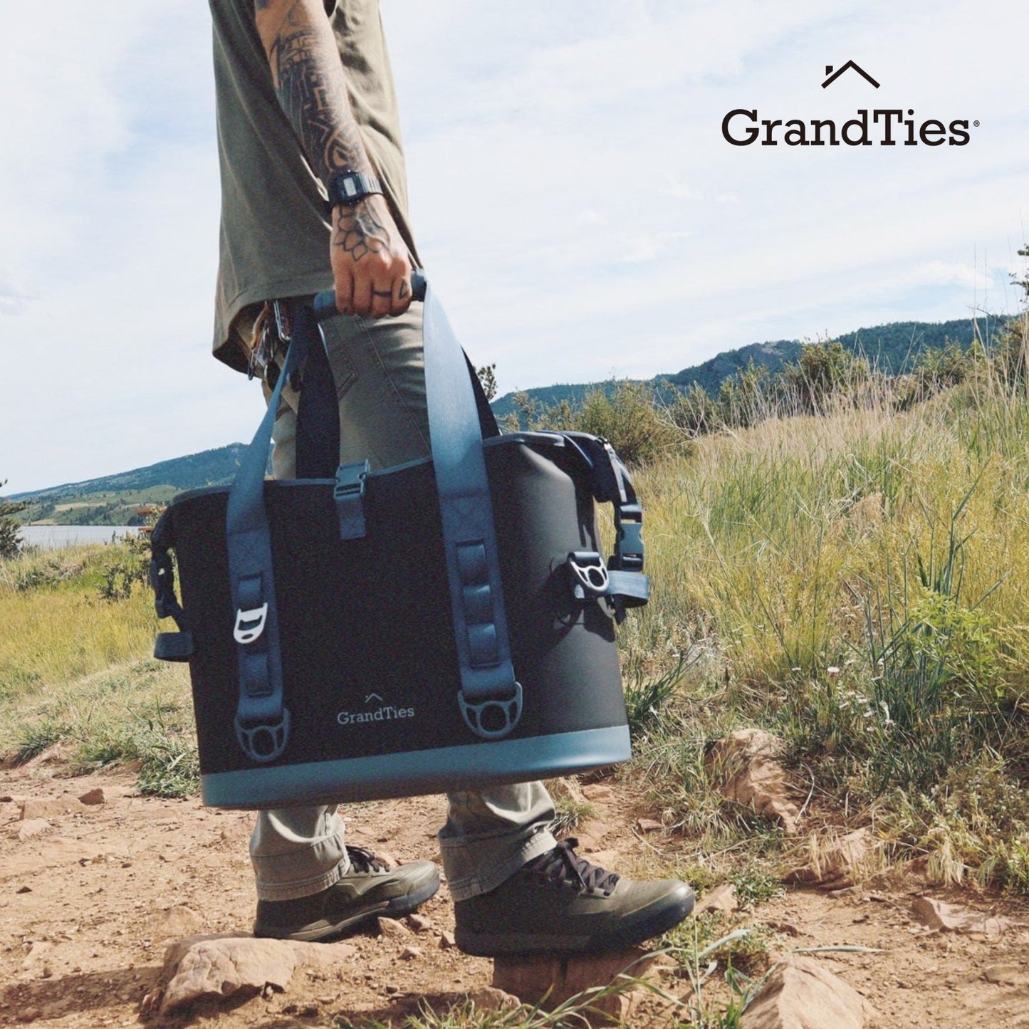 GRANDTIES グランタイズポータブルソフトクーラーバッグ【40L】