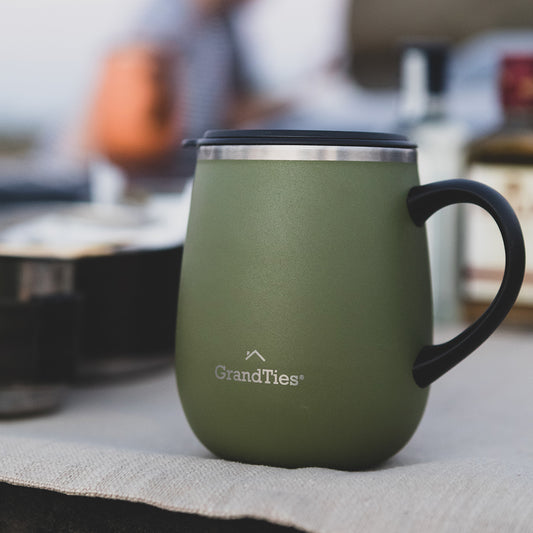GRANDTIES グランタイズ プレミアムマグカップ 【460ml】- オリーブグリーン