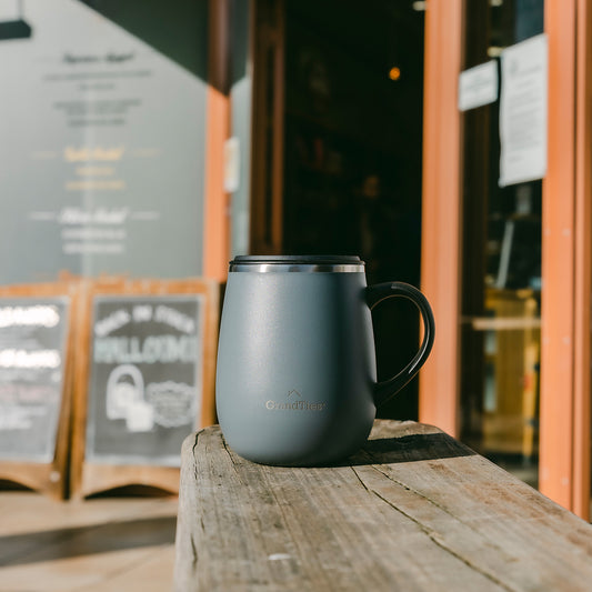 GRANDTIES グランタイズ プレミアムマグカップ 【460ml】- ストーングレー