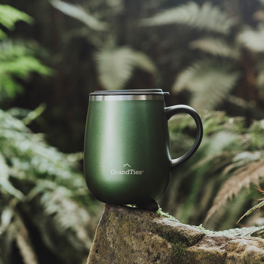 GRANDTIES グランタイズ プレミアムマグカップ 【460ml】- エメラルドグリーンメタリック