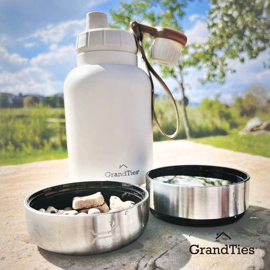 GRANDTIES グランタイズ ワイドマウスボトル& 2ペットボウル【950ml】