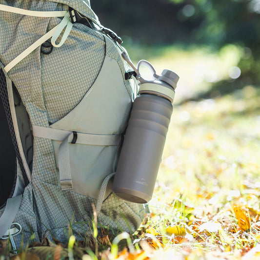 GRANDTIES グランタイズ プレミアムマグボトル ワイドマウスボトル 【709ml】- カフェラテ