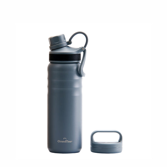 GRANDTIES グランタイズ プレミアムマグボトル ワイドマウスボトル 【709ml】- ストーングレイ