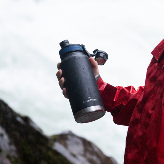 GRANDTIES グランタイズ プレミアムマグボトル【946ml】- ミッドナイトブラック