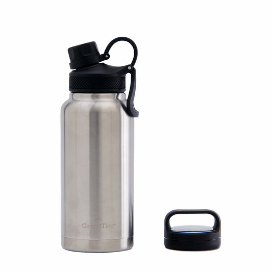 GRANDTIES グランタイズ プレミアムマグボトル【946ml】- クラシックシルバー