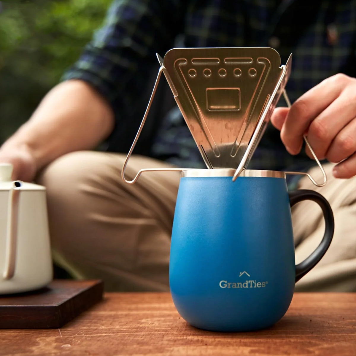 GRANDTIES グランタイズ プレミアムマグカップ 【460ml】- ダークコバルトブルー